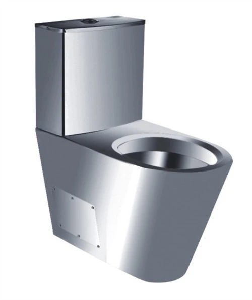 Hauv pem teb Mount Phab ntsa khib nyiab Stainless Hlau Siphon Toilet